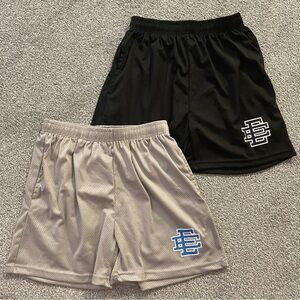 Eric Emanuel EE Shorts in Black and Grey Men’s Size XL but fit Size M/L